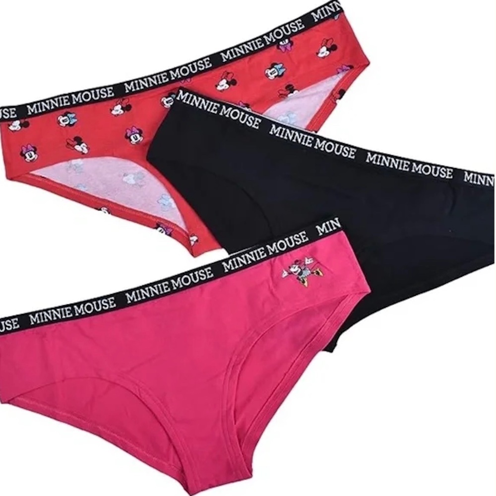 Minnie Mouse Women's 3-Pack Hipster size X- Large